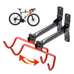 Phunaya Bike Hanger Wall Mount Bike Hook Horizontal Foldable Bicycle Holder Garage Bike Storage Bicycle Hoist Heavy Duty Screws