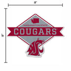 Rico Industries Ncaa Washington State Cougars Diamond Shape Cut Pennant - Home And Living Room D  Cor - Soft Felt Ez To Hang