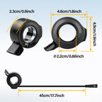 Zeekpowa Thumb Throttle For Bafang 3 Pin Female Connector Speed Throttle For Bbs01B Bbs02B Bbshd Mid Drive Motor Ebike Conversio