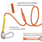 X Xben Outdoor Climbing Rope 20M (64Ft) Rock Climbing Rope, Escape Rope Climbing Equipment Fire Rescue Parachute Rope (64 Foot)