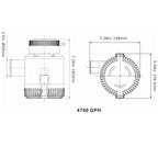 Seaflo Electric Marine Bilge Pumps (4700 Gph)