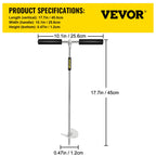 Vevor Sand Anchor, 18'' Length Auger To The Beach And Sandbar, 316 Stainless Steel Screw Anchor W/Removable Handle, Bungee Line