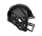 Schutt F7 VTD Collegiate Football Helmet, ROPO NB VC Facemask Attached, Large, Black