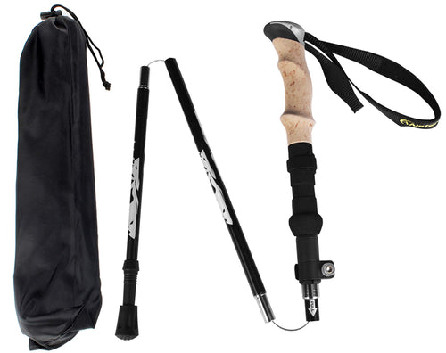 A Alafen Aluminum Collapsible Ultralight Travel Trekking Hiking Pole For Men And Women