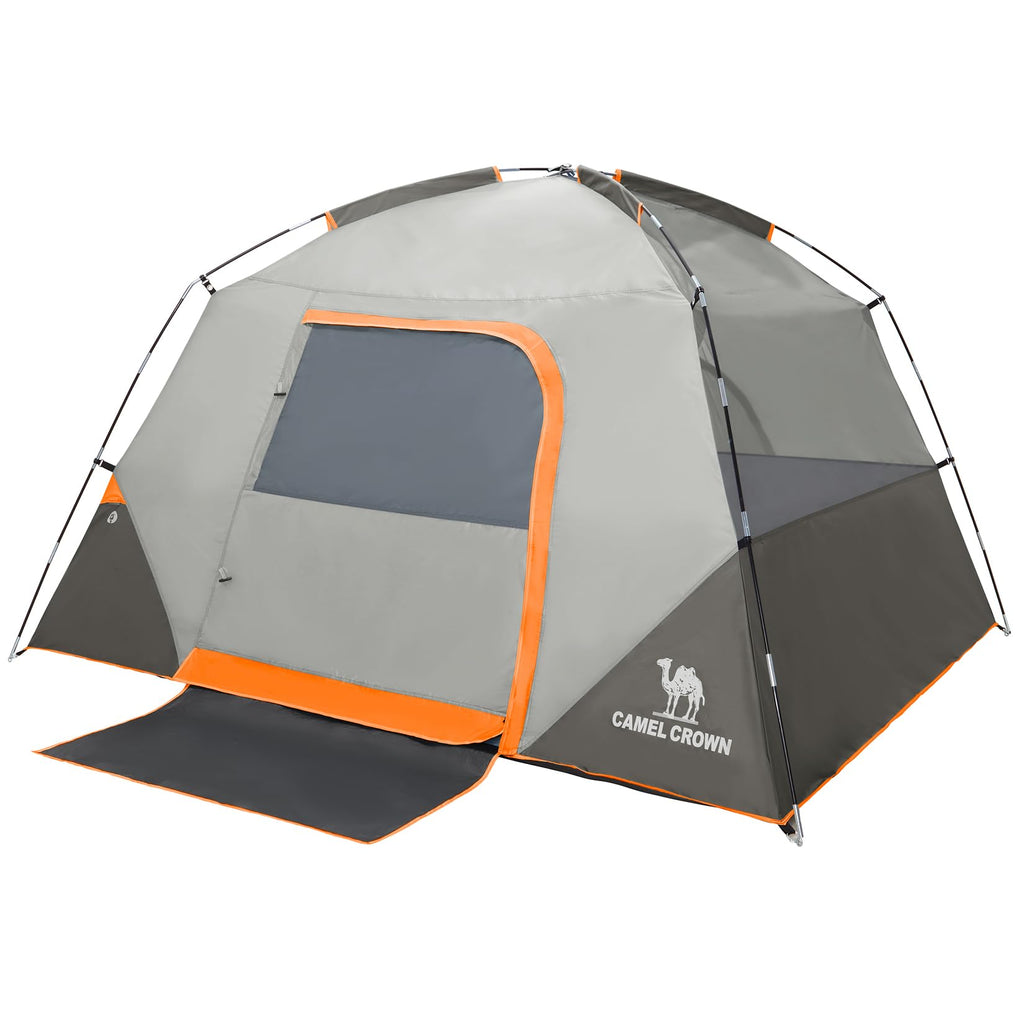 Camel Crown Tents For Camping 6 Person Tent Waterproof Easy Setup Backpacking Tents With Floor Mats 3/4/5/6 Person Family Tent F