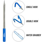 Rogue Iron Sports Disc Golf Retriever Pole Telescoping Disc Golf Accessories Grabber 16 Inches To 16Ft