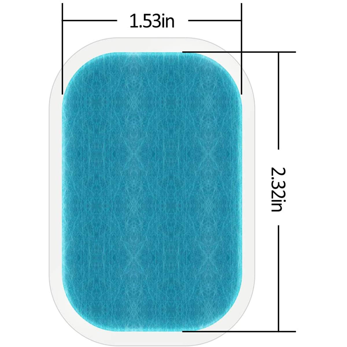 Pamase 50Pcs/80Pcs Abs Stimulator Training Replacement Gel Sheet Pads For Abdominal Muscle Trainer, Accessory For Ab Workout Ton