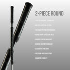 Winn 2-Piece Putter Grip, Black
