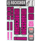 Rockshox Decal Kit, 35Mm, Magenta Color Matching Kit