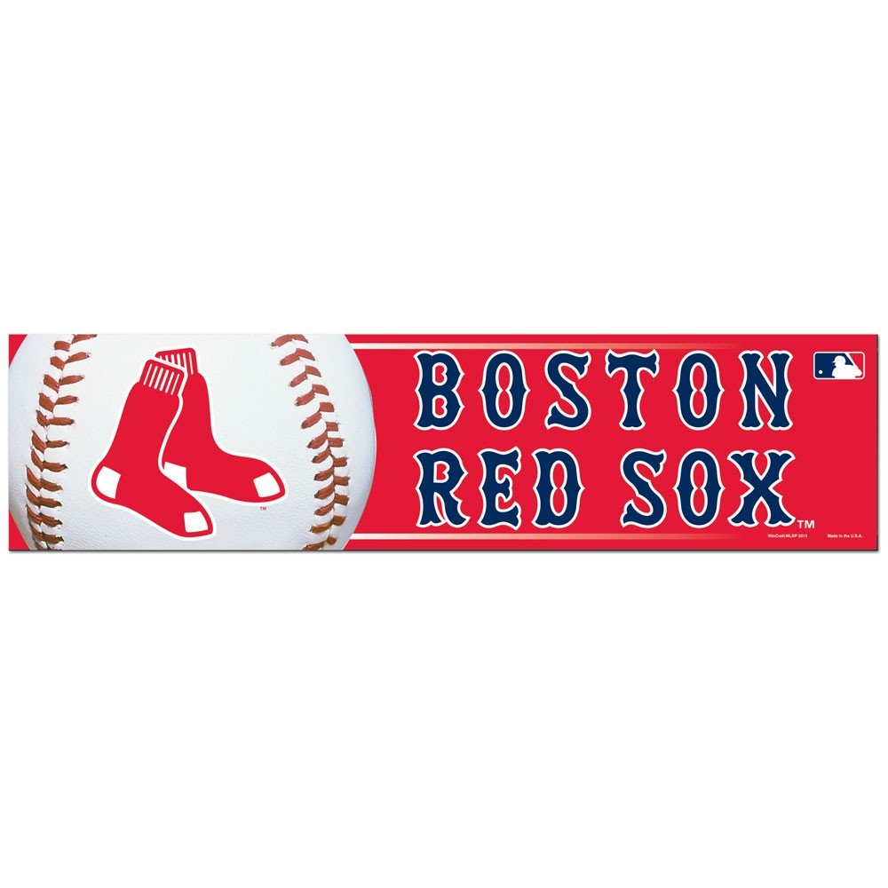 Wincraft Mlb Boston Red Sox Bumper Sticker, Team Color, One Size