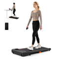 GYMAX Walking Pad, 340lbs 3 in 1 Treadmill with Remote & LED Display, 12 Preset Programs & 3 Countdown Modes, 0.5-4 MPH Under De