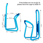 Fivebox Bike Water Bottle Holder, 1Pack Lightweight Aluminum Alloy Cycling Bicycle Water Bottle Cage Holder Bracket For Outdoor