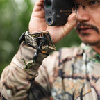 Tru-Fire Edge Buckle Foldback Adjustable Archery Compound Bow Release - Camo Wrist Strap With Foldback Design