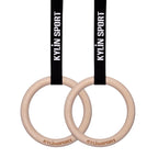 Kylin Sport Gymnastic Rings With Adjustable Straps Heavy Duty Exercise Gym Rings For Pull Ups And Dips,Cross-Training Workout,St