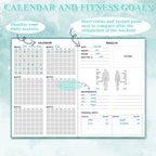 Fitness Planner - Workout Planner For Woman And Man Fitness Planner For Women & Men - A5 Hardcover Workout Journalplanner To Tra