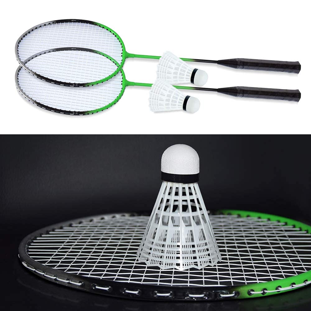 Fbsport Badminton Set, Badminton Sets For Backyards, Portable Badminton Net Set With 2 Badminton Rackets 2 Shuttlecocks,10X5Ft N
