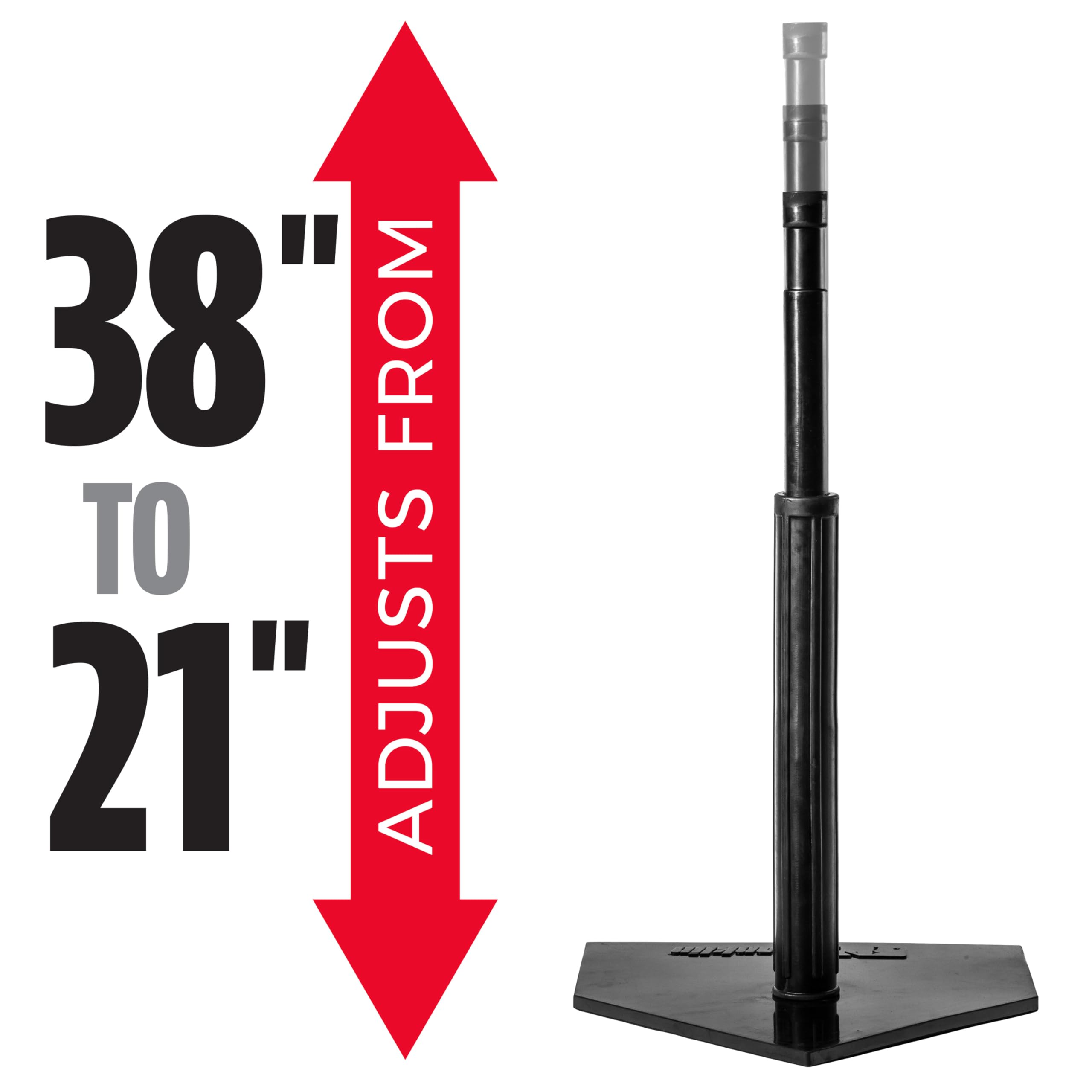 Franklin Sports Hitting/Batting Tee Stand For Baseball, Teeball And Softball Practice - Adjustable - Heavy Duty