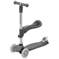 Retrospec Chipmunk Plus 3-Wheel Kids Scooter with LED Light-Up Wheels & Foldable Seat - Adjustable Height 26.5-31.5in, Toys for 