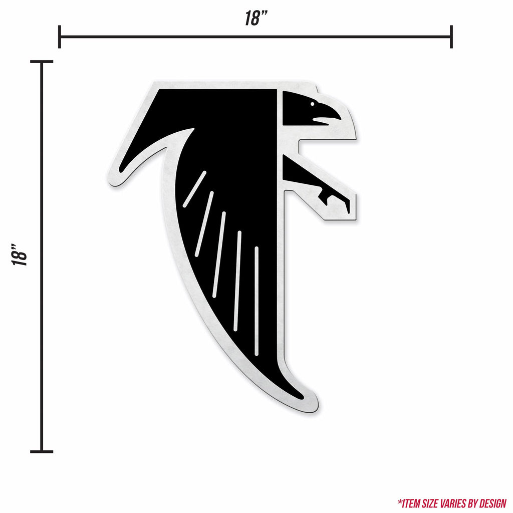 Rico Industries Nfl Football Atlanta Falcons Retro Shape Cut Pennant - Home And Living Room D  Cor - Soft Felt Ez To Hang