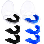 Bbto 6 Pieces Sports Mouth Guard For Kids, Athletic Mouthguard For Boxing Football Hockey Karate Basketball(Dark Blue, Black, Cl