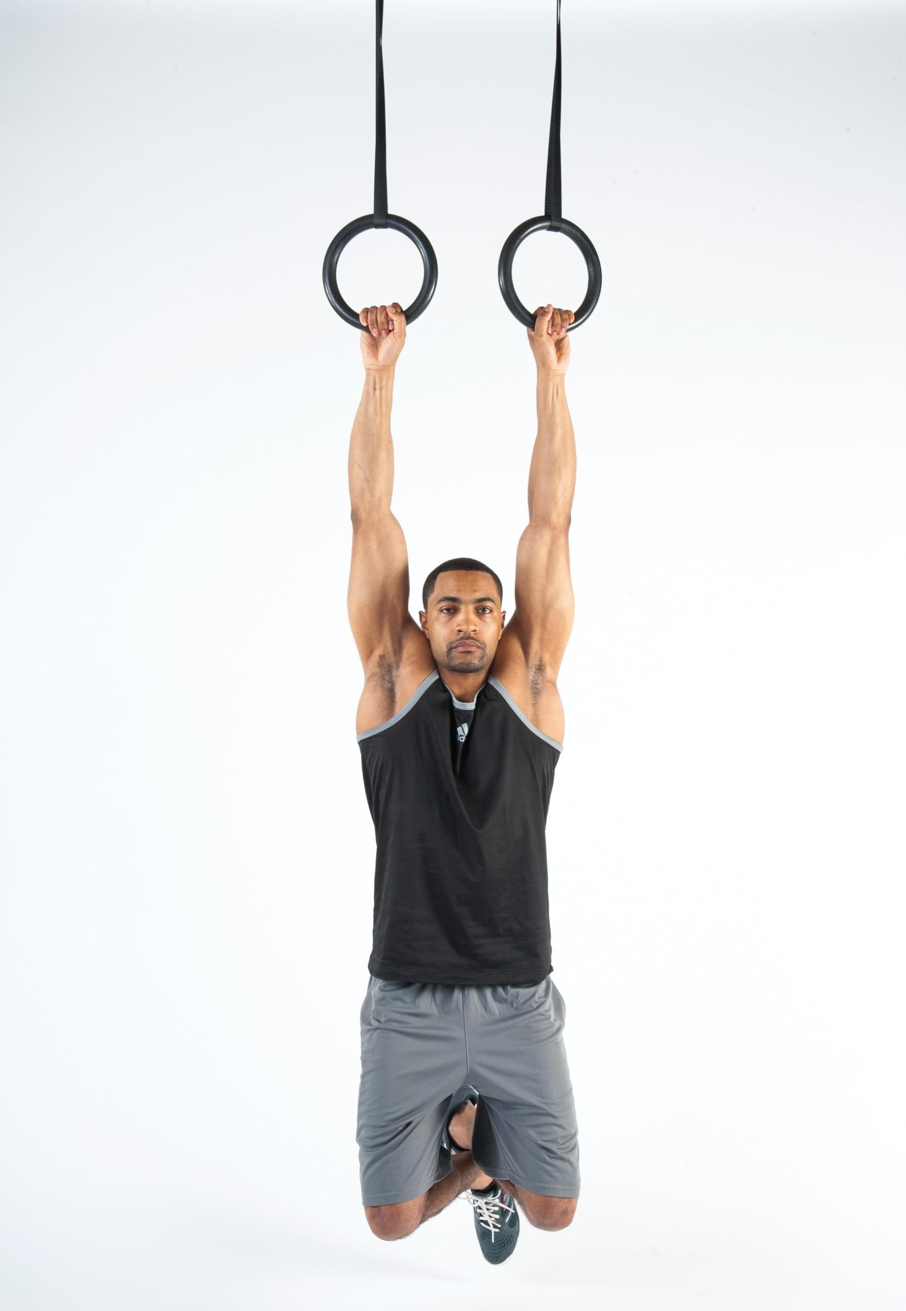 Black Mountain Products 1200Lbs Rated Multi-Use Exercise Gymnastics Rings