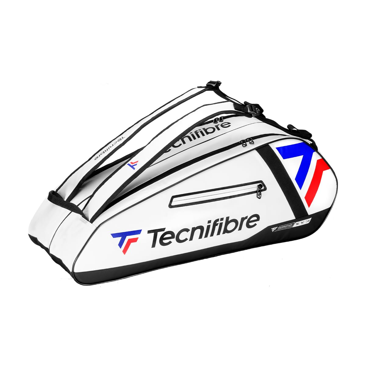 Technifibre Tennis Bag Case 2025 Tour Endurance WHITE 6R Racquet Bag 40TOUW256R