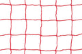 Kwik Goal 3mm Twisted Net (Red, 8-Feet X 24-Feet W X 3-Feet D X 8-Feet B)