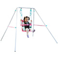 Sportspower FNS-003 My 1st Toddler Swing: Heavy-Duty Baby Indoor/Outdoor Swing Set with Safety Harness, Capacity - 50 lbs and Ag