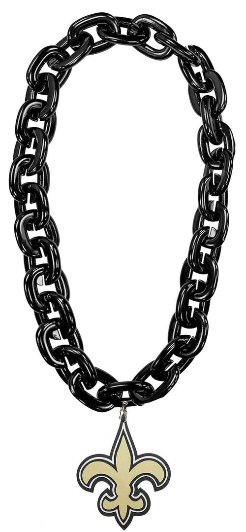 aminco New Orleans Saints NFL Fan Chain, Black