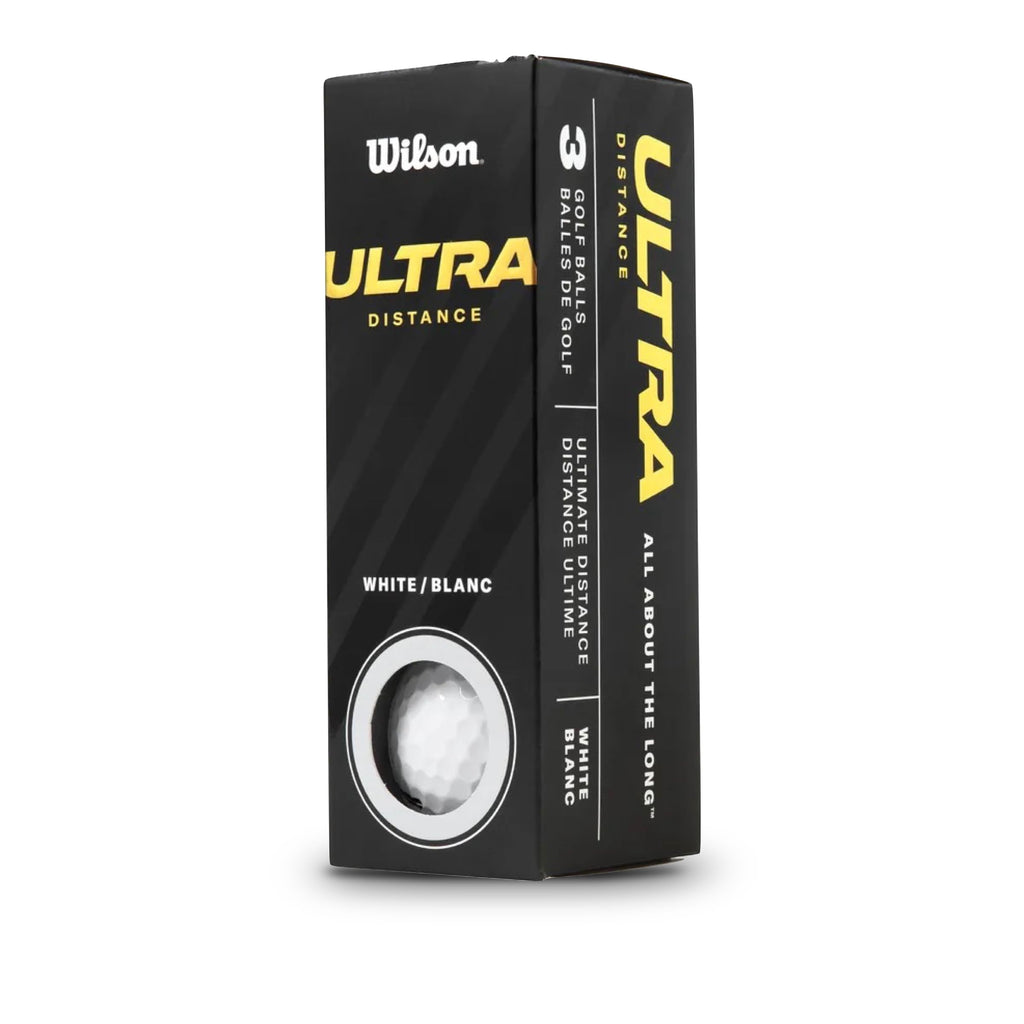 Carroll Shelby Three Pack Wilson Ultra 500 Distance Golf Balls With Shelby Split Snake Logo
