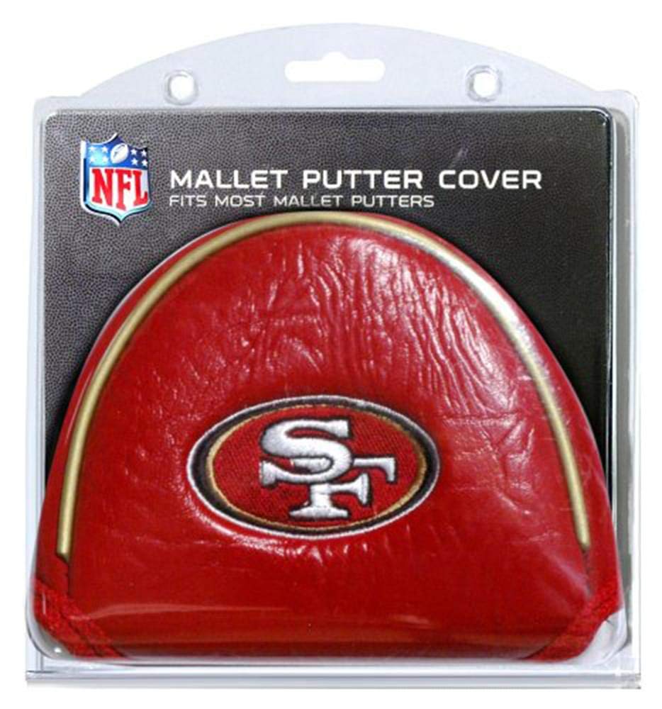 Team Golf Nfl San Francisco 49Ers Golf Mallet Putter Cover Golf Club Mallet Putter Headcover, Fits Most Mallet Putters, Scotty C