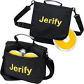 Jerify 2 Pcs Discus Throw Carrier Bags, Throwing Sports Discus Carrying Disc Golf Bag, Track & Field Equipment Storage Tote for 