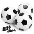 Innotoys Soccer Balls Size 5 with Pumps - Set of 3 Soccers and 3 Pumps - Official Size and Weight - Safe Soft Cover and Long-Las