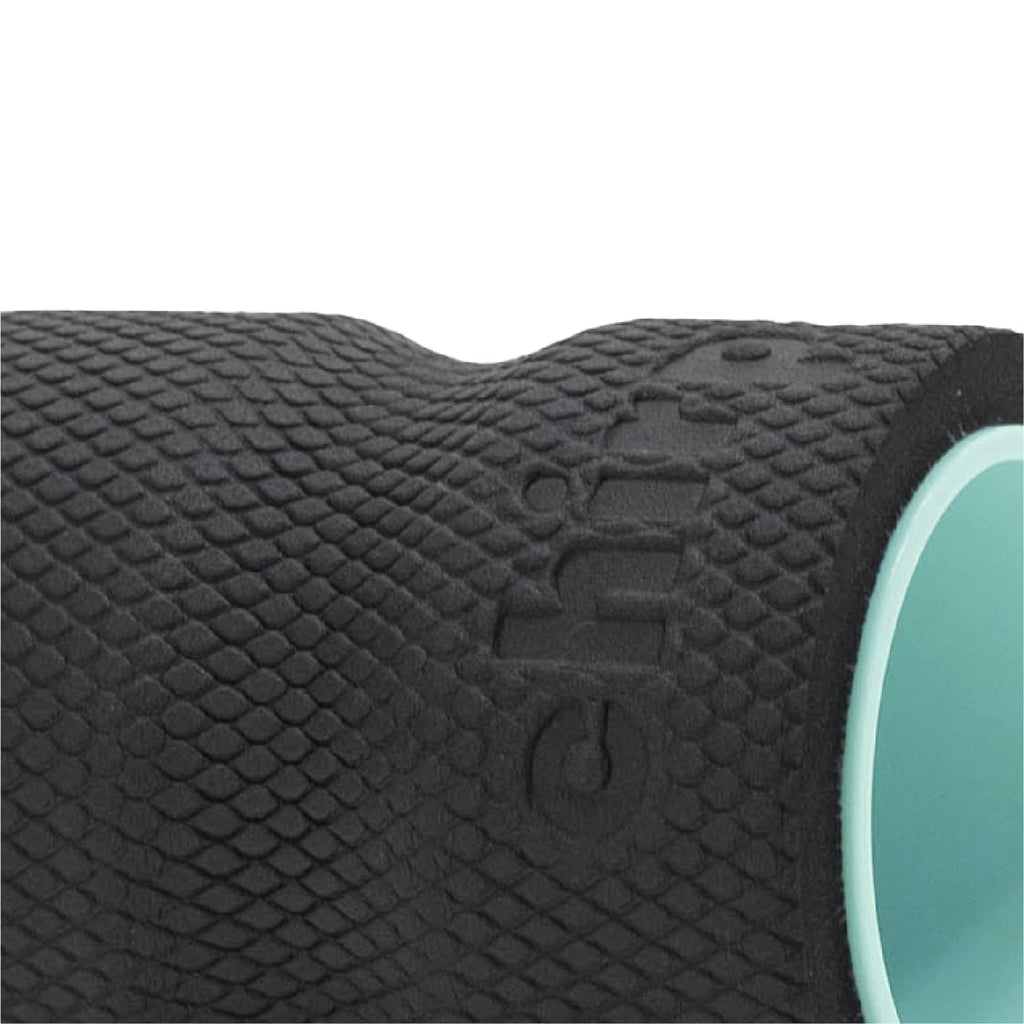 Chirp Wheel+ Foam Roller For Back Pain Relief, Muscle Therapy, And Deep Tissue Massage - 4 Inch