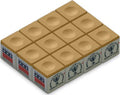 Silver Cup One Dozen Tan Pool Cue Chalk (Fba_Chs12 Tan)