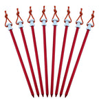 Tent Stakes Pegs 9 Inch, Lightweight Aluminum Alloy Tent Canopy Nail For Outdoor Camping, Hiking, Picnic Blanket, Beach Mat, Yar