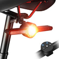 Bike Tail Light Smart Ultra Brightness Brake Light with Turn Signals and Sensing Bicycle Light,Remote Control Rechargeable Rear 
