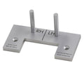 Dynacraft Bench Ruler Soleplate | The Fast, Easy and Accurate Golf Club Length Measuring Tool | Aluminum Construction, 4 x 2
