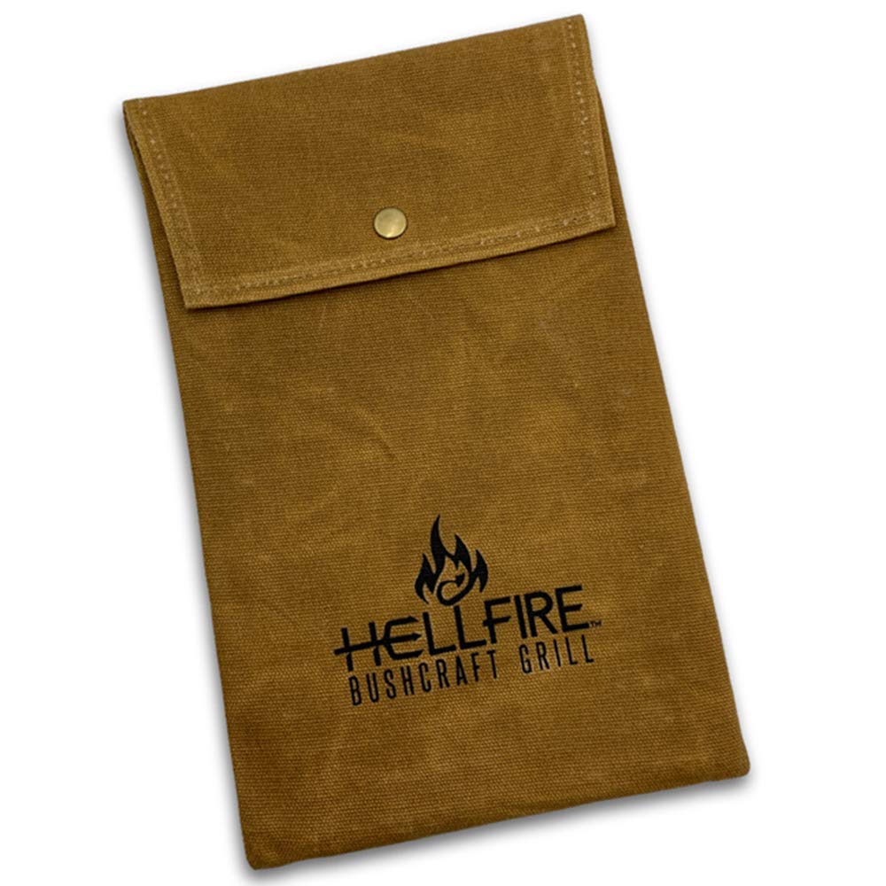 Hellfire Bushcraft Grill Stainless Steel Campfire Cooking Grate (2-Pack) Portable Camping Grate For Fire Cooking Bbq - Canvas Ca