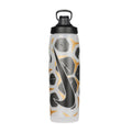 Nike REFUEL BOTTLE LOCKING LID 32 OZ GRAPHIC  CLEAR/BLACK/FLT GOLD/FLT SILVER/BLACK, 946 ML