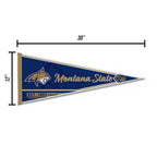 Rico Industries Ncaa Montana State Bobcats Classic 12'' X 30'' Felt Wall D  Cor Pennant - Great For Home/Bed Room/Man Cave D  Co