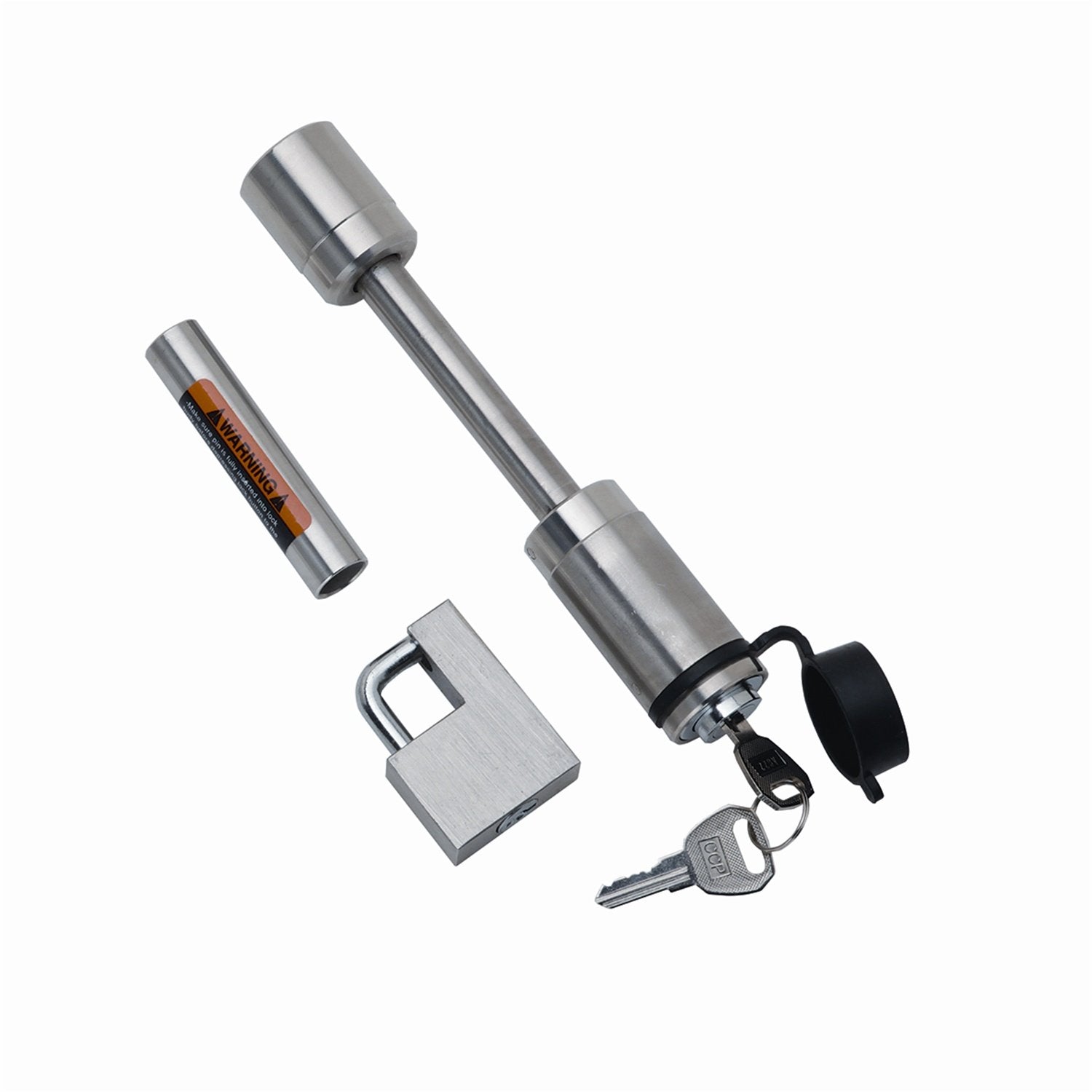 Bulldog (580406) Stainless Steel Dogbone Receiver And Coupler Combo Lock