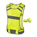 247 Viz Mesh Reflective Vest with Inside Pocket - High Visibility Reflective Running Gear Safety Vest Straps for Men, Women,Kids