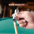 Gse 3-In-1 Pool Cue Tip Tool, Billiard Cue Stick Tip Tool, Billiard Cue Accessories Scuffer/Shaper/Aerator (Silver)
