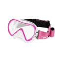 TUSA M-1011F Ino Scuba Diving Mask with Fabric Strap, Bougainvillea Pink