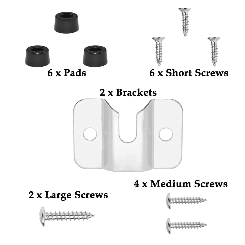 Aifeier Et Dartboard Bracket Hanging Dartboards Mounting Hardware Kit For Dart Games (2 Set)