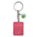 Christian Art Gifts Teacher Appreciation Keychain with Scripture: A Good Teacher Touchers a Heart - 1 Cor. 16:14 Inspirational B