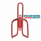 Ushake Water Bottle Cages For Mtb Bikes - Lightweight Aluminum Alloy Holder Brackets - Easy To Install With Drilled Holes - 2 Pa