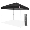E-Z UP Patriot ONE-UP Technology Shelter, 10 x 10, Black (PTSBK10)