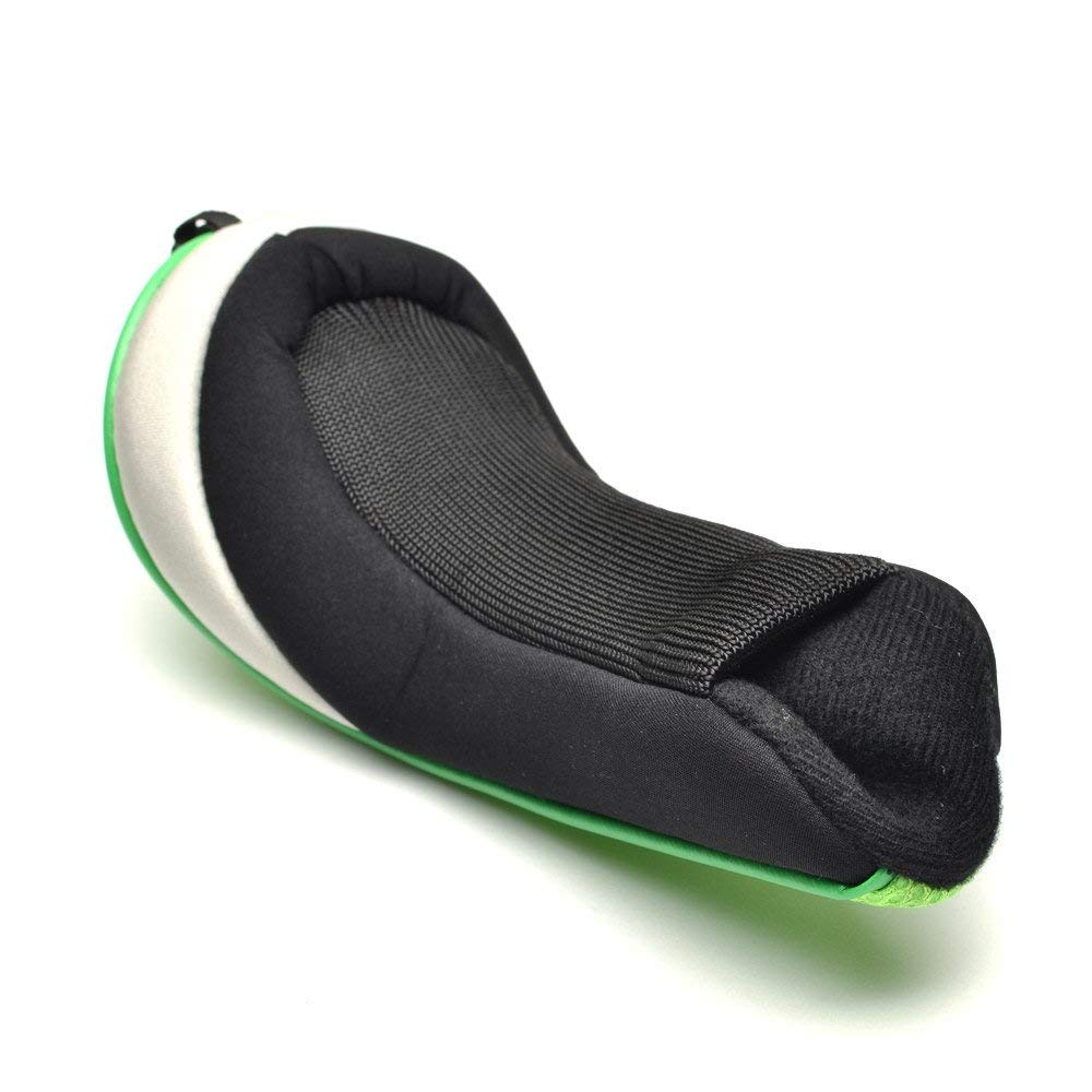 Plusker 4Pcs/Set Golf Club Neoprene Hybrid Head Covers Green With Interchangeable Number Tag